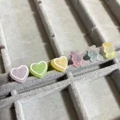 ハンドメイド　グミベア　キッズ　リング　指輪　セット