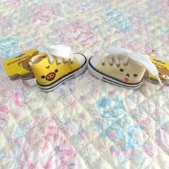 コリラックマ キイロイトリ スニーカーキーリング 平成レトロ