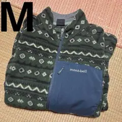 mont-bell モンベル　ジャケット　総柄　M フリースジャケット　希少