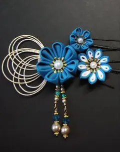 つまみ細工 髪飾り A7-16