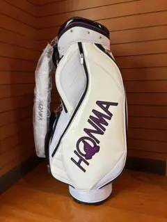 HONMA キャディバッグ ホワイト パープルのサムネイル
