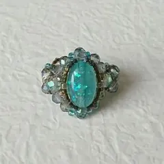 No.3962 ビーズリングハンドメイド(15～17号)