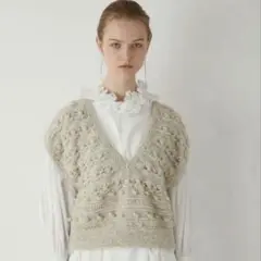 美品　crinkle crinkle crinkle ニット ベスト