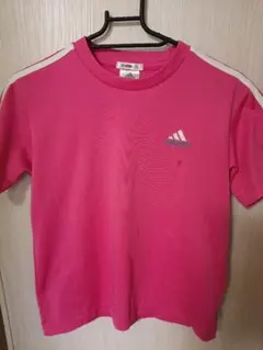adidas CLIMALITE Tシャツ ピンク 140cmのサムネイル