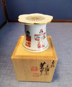 茶道具　 蓋置き　 立雛　陶磁器