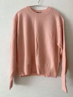 UNIQLO ユニクロ クルーネック ニットセーター 長袖 ピンク