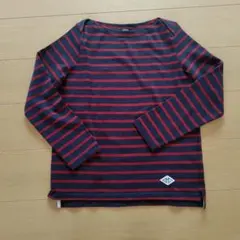 EAST BOY　COMET ネイビー/レッドストライプ 長袖カットソー