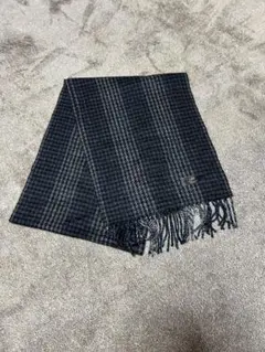 上海三越 カシミアチェックマフラー