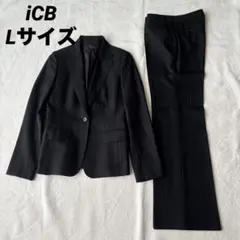 ICB ブラックビジネスパンツスーツ 2026年最新】iCB カラー：ブラック系 レディース ビジネス パンツ