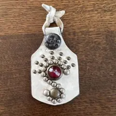 STOP LIGHT✖️OLDMANコラボ スタッズレザーキーホルダー