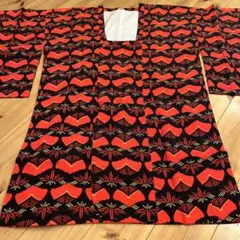 アンティーク　着物　長羽織り　道行きコート