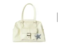 kastane ノベルティバッグ　イエロー　チャーム付き