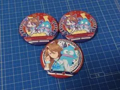 ウマ娘 サンリオ コラボ サウンズオブアース ハンギョドン 缶バッジ 3点セット