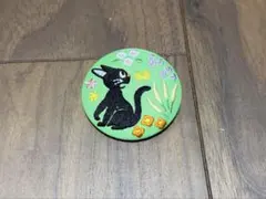 魔女の宅急便 ジジ 刺繍缶バッジ