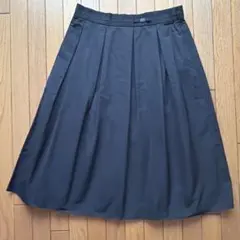 BLUE LABEL CRESTBRIDGE ブラックフレアスカート 38