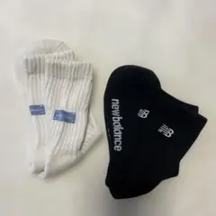 new balance ソックス 2足セット