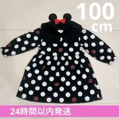 SHOO-LA-RU シューラル　ミニーマウス　水玉ワンピース 100cm