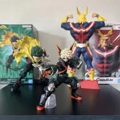 僕のヒーローアカデミア　フィギュアセット 緑屋　爆豪　オールマイト　一番くじ