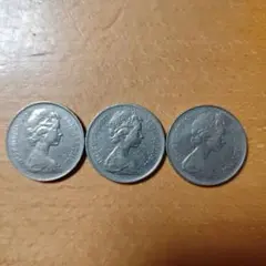 1969年 1970年 1976年 10ペンス コイン イギリス 旧通貨 外国