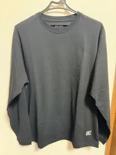 BEAMS ベーシックフィット BMS ロゴ ロングスリーブ Tシャツ　Lサイズ