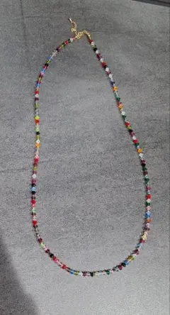 スワロフスキービーズネックレス