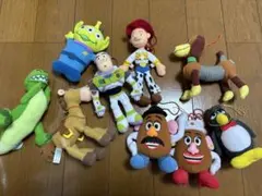 ディズニー　トイストーリー　ぬいぐるみストラップ　９個セット
