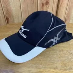 MIZUNO GOLF キャップ ブラック×ホワイトのサムネイル