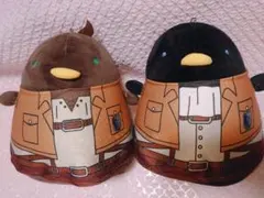 進撃の巨人 リヴァイ エレン 一番くじちびきゅんフィギュア ぐでたま