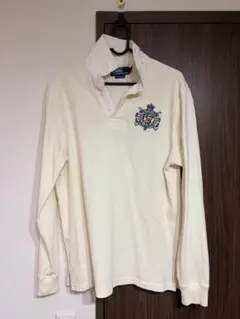 Polo by Ralph Lauren 長袖ポロシャツ ホワイトラルフローレン