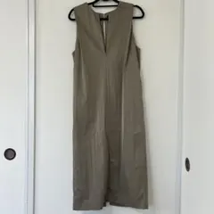 キーネック ツイル ジャンパースカート