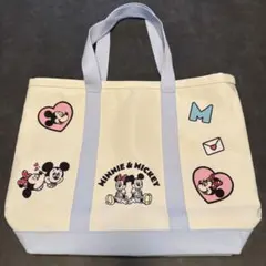 ミニー＆ミッキー トートバッグ　ギンガムチェック