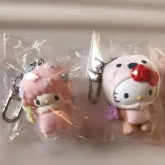 サンリオ　ちびっとも　マイスウィートピアノ　ハローキティ キーホルダーセット