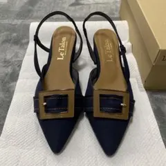 【新品】Le Talon ネイビー ミュール 220