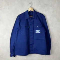 とりとん様70s80s ユーロワークジャケットフェードインディゴブルー