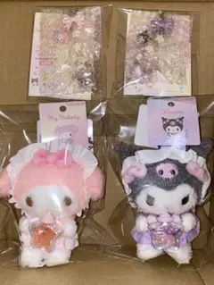 サンリオ　星屑ベイビーボトル　マイメロ　クロミ　ストラップ　マスコット