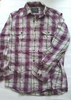 【最終お値下げ！】UNIQLO チェック柄 フランネルシャツ S