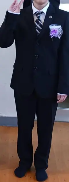 フォーマルスーツ 黒 160cm