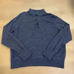 UNIQLO メリノウール メリノポロセーター XL