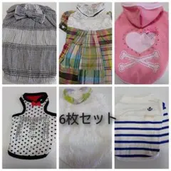 新品ハンドメイド品含む犬服 6枚セット まとめ売りのサムネイル