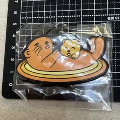 草加健康センター ラッコガチャ ラバーキーホルダー オレンジのサムネイル