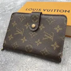 【微美品】LOUIS VUITTON ルイヴィトン　折り財布　モノグラム　レザー