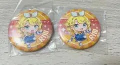 鏡音リン 缶バッジ 2点セット