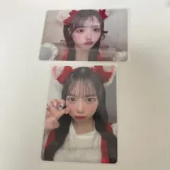 CUTIE STREET 増田彩乃、古澤里紗 クリスマス衣装トレカ2枚セット