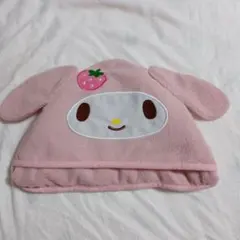 【値下げ】マイメロ　耳付きフードタオル　ピンク