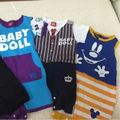 美品 ベビードール ロンパース 80㎝