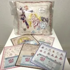 プリキュア一番くじ A賞 フリルクッション Ｄ賞タオル 全種コンプリート セット