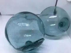 希少 レトロなガラス玉 年代物 レトロ 2個セット