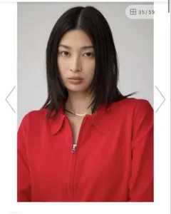 AZUL BY MOUSSY Wジップポロカラーニットカーディガンのサムネイル
