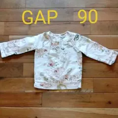 ★美品★GAP 大きな花柄トップス　#90のサムネイル