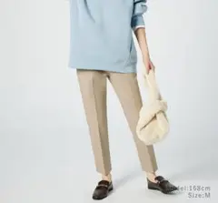 大きいサイズ 【PLST】スティックパンツ コットンブレンド XXL ベージュ